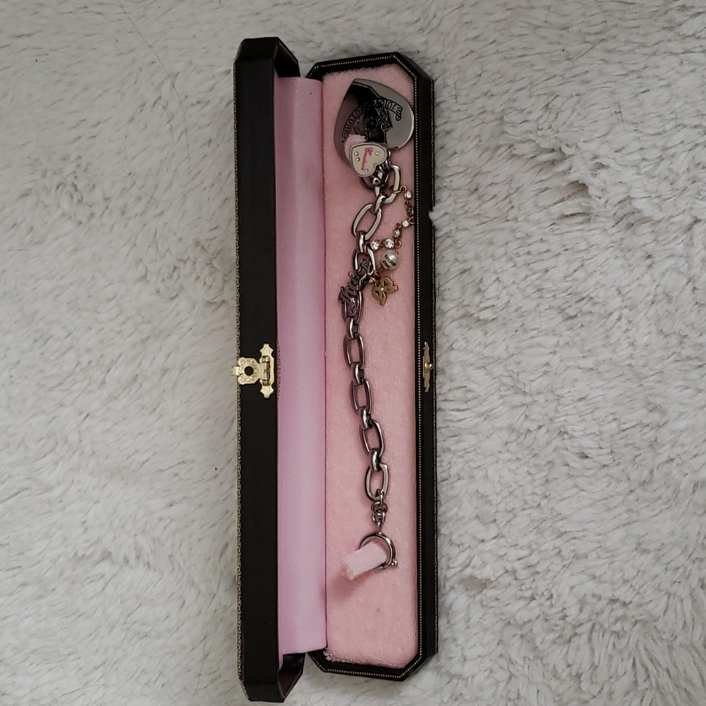 Juicy Couture Silver Charm Bracelet